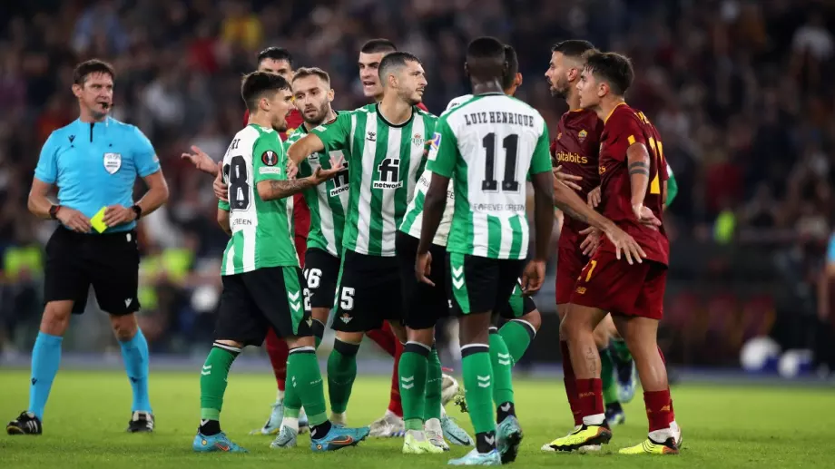 Реал Бетис – Рома по ТВ: Къде да гледаме сблъсъка от Лига Европа?