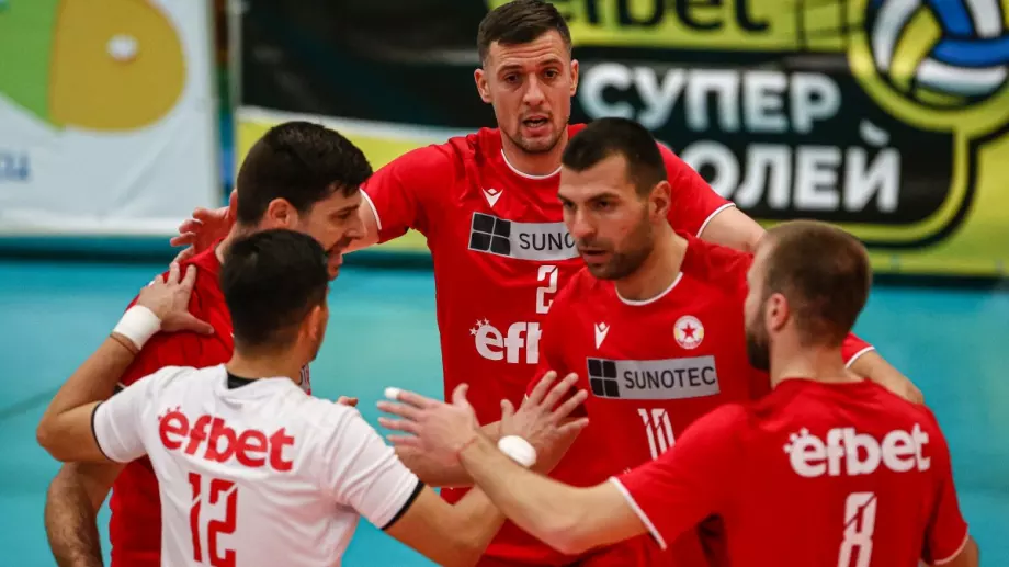 ВК ЦСКА с експресна трета победа, "червените" са непробиваеми