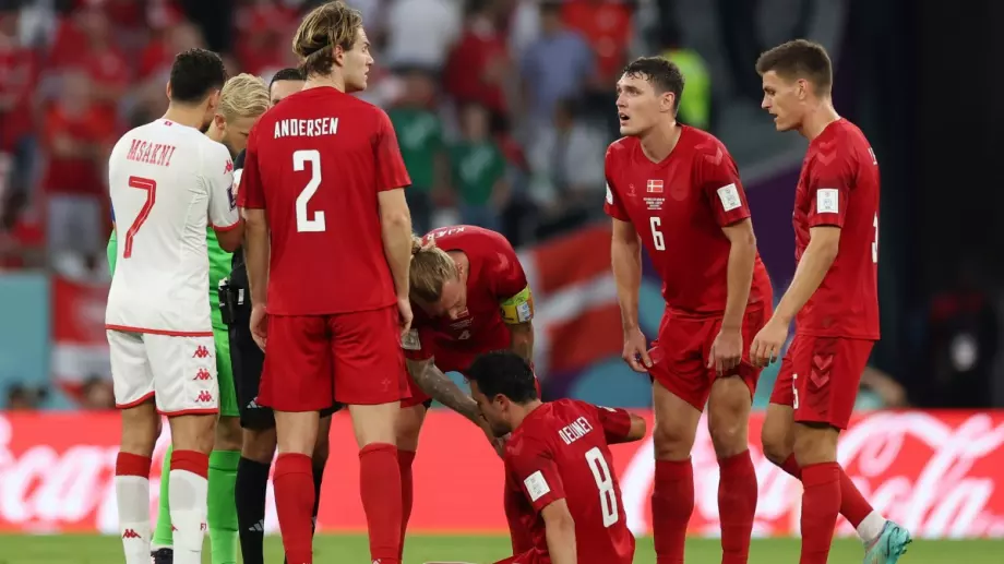 Дания остава без ключов играч за останалите двубои от Световното първенство