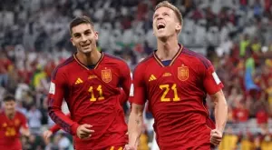 "Бижуто" на Дани Олмо, с което Испания стартира похода си към титлата на Мондиала в Катар (ВИДЕО)