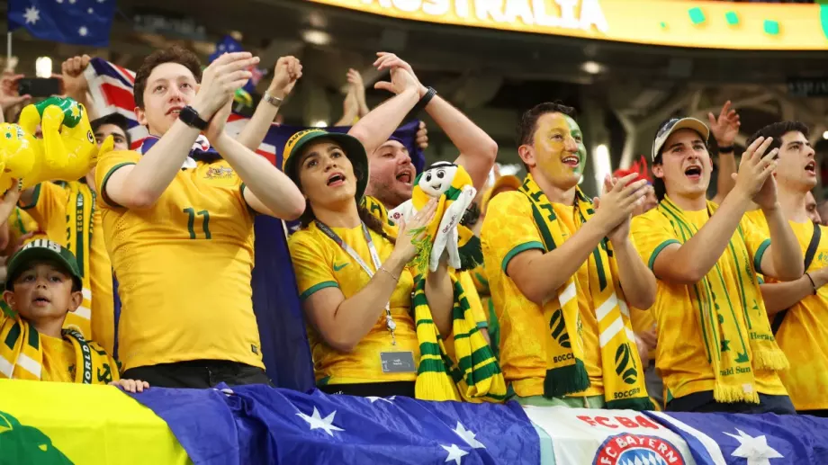 ВИДЕО: Австралийците "полудяха" след класирането на осминафиналите на Световното първенство 2022