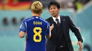 Треньорът на Япония коментира лаконично спорния втори гол във вратата на Испания