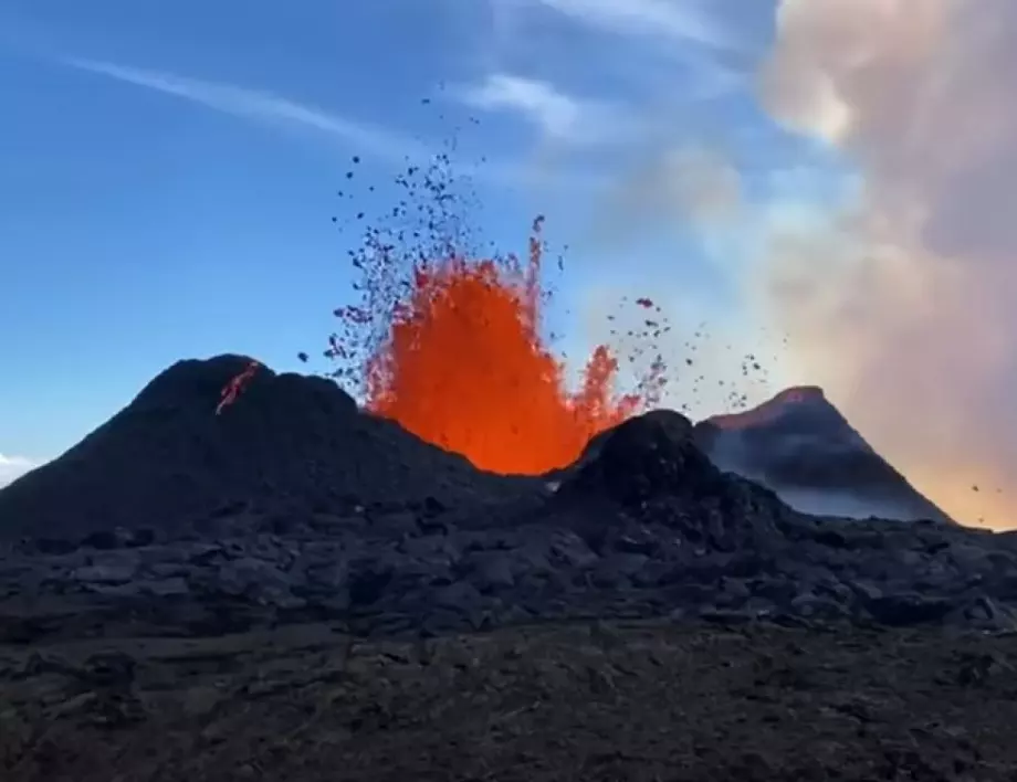 Заради опасност от изригване на вулкан: Исландия обяви извънредно положение (ВИДЕО)