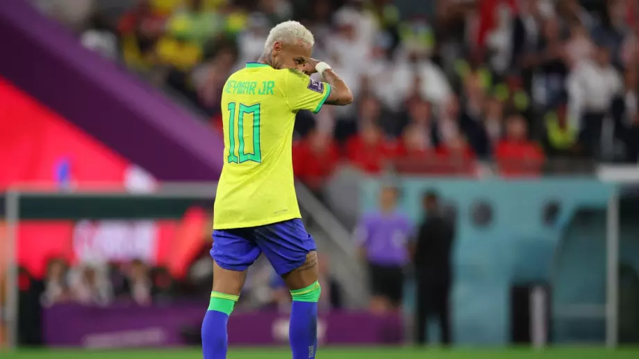 Неймар с трогателно обръщение към Бразилия след отпадането от Световното първенство по футбол