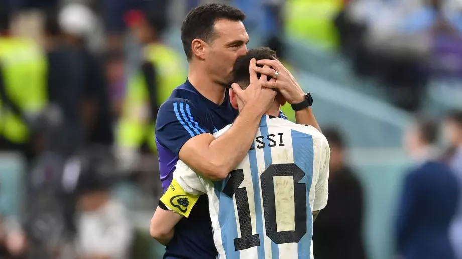 "Успехът е два пъти по-ценен" - първи коментар от треньора на Аржентина Лионел Скалони след триумфа в Катар
