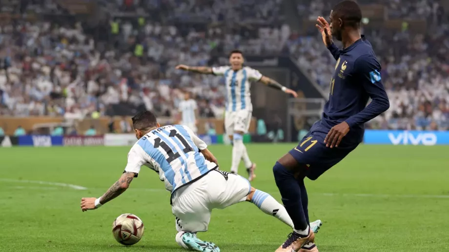 Нарушението на Дембеле, което доведе до дузпата на Аржентина по време на финала от Мондиал 2022 (ВИДЕО)