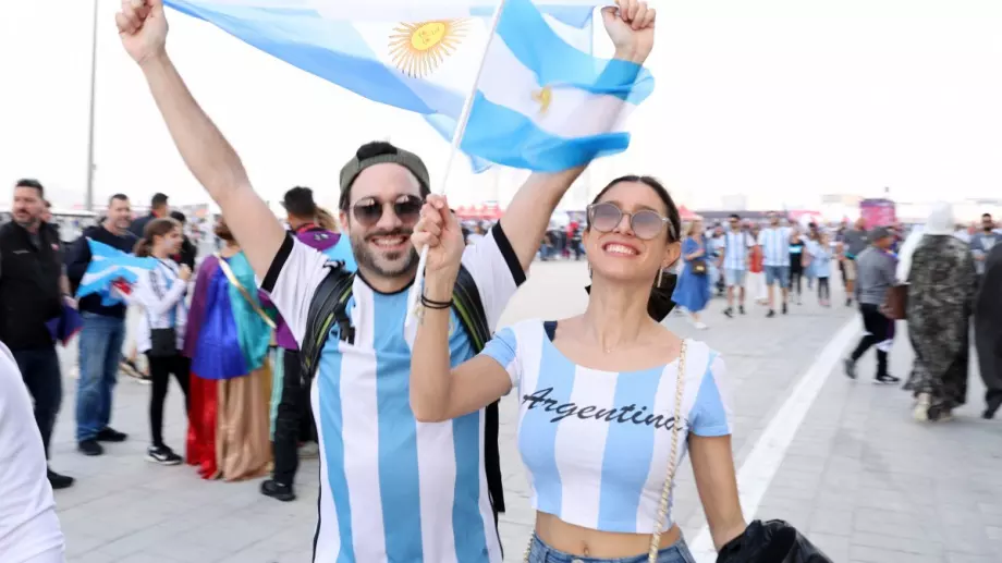 Сексапилна аржентинка се съблече гола на финала на Световното първенство (ВИДЕО)