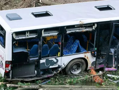 Автобус с 90 украинци се преобърна в Румъния