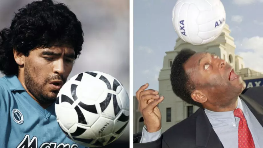 18 години по-късно: ВИДЕОТО с Пеле и Марадона, което може да разплаче футболните фенове