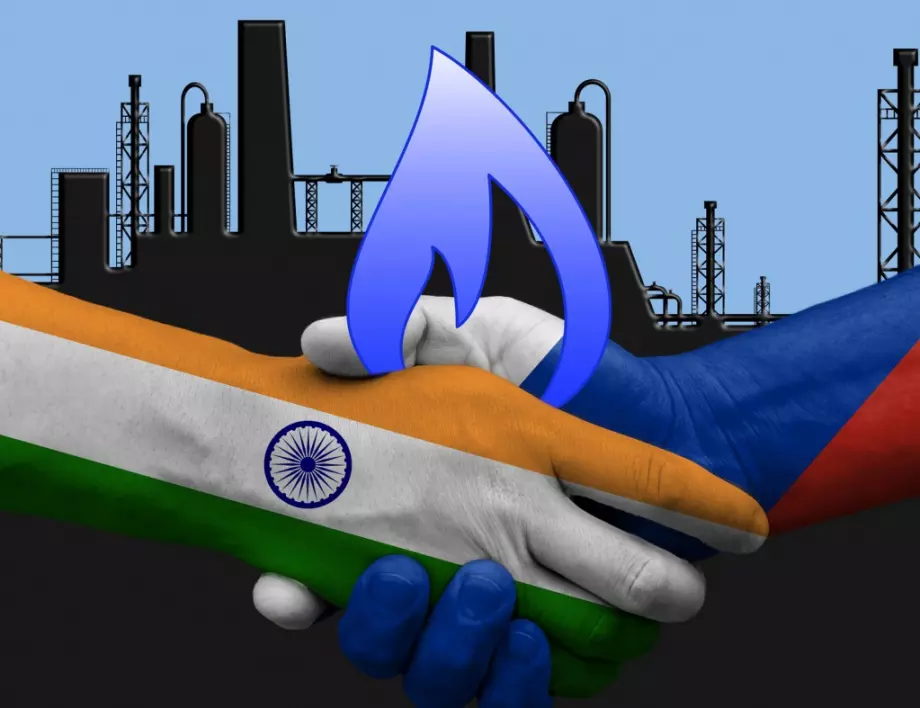 Вносът на руски петрол в Индия е нараснал 10 пъти през 2022 г.