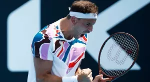 Майсторство: Уникалната точка, с която Григор Димитров затвори мача с Де Минор (ВИДЕО)