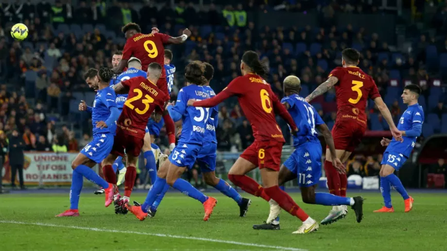 Седма поредна победа над Емполи прати Рома в тройката на Серия А (ВИДЕО)