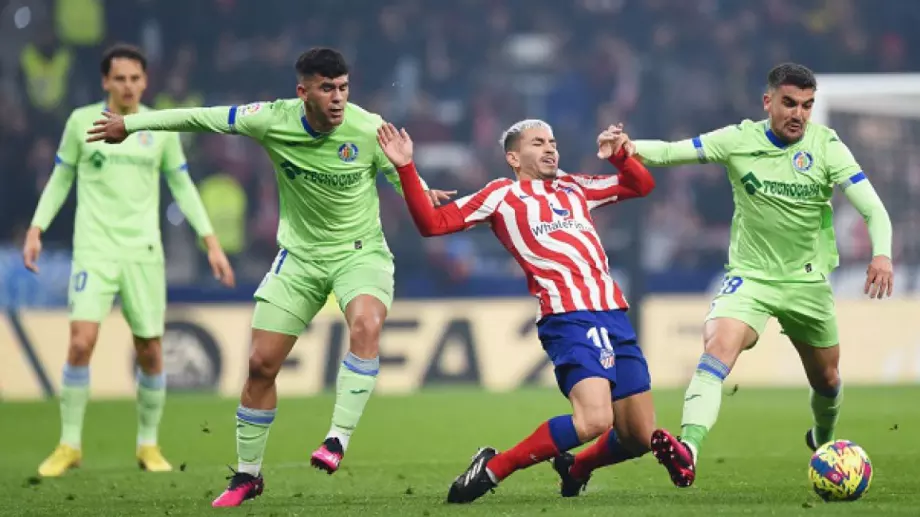 Издънка! Хетафе спря победната серия на Атлетико Мадрид с един точен удар (ВИДЕО+СНИМКИ)