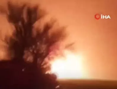 След земетресението: Взривове и пожар на газопровод в Турция (ВИДЕО)