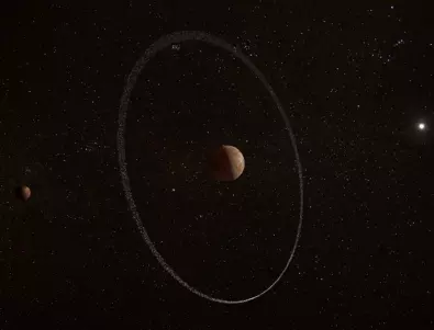 Планета отвъд Плутон има странен пръстен от отломки