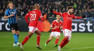 Бенфика - Брюж по ТВ: Къде да гледаме 1/8-финала в Шампионска лига?