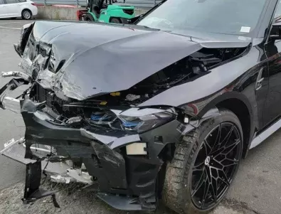 Разбитото BMW M3 се продава за 73 000 евро