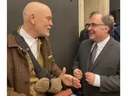 Найден Тодоров подари на Джон Малкович книга за богатото културно наследство на страната ни