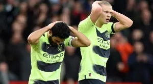 Манчестър Сити се издъни: Допусна късен гол и загуби ценни точки срещу Нотингам Форест (ВИДЕО)