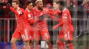 Байерн Мюнхен потрепери в края, но победи Щутгарт и отново е на върха в Германия (ВИДЕО)