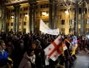 Поредна нощ на протести в Грузия срещу закона по руски за "чуждестранните агенти" (ВИДЕО)
