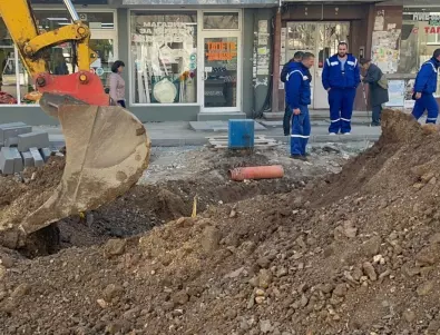 Централен газопровод се спука в Стара Загора, районът е отцепен 