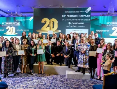 Две отличия за Lidl на юбилейните Годишни награди за отговорен бизнес 2022