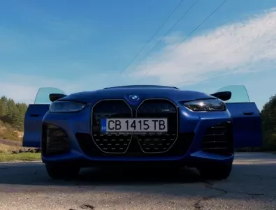 Скоростта, която те държи на върха - BMW i4 M50 и Антон Титов