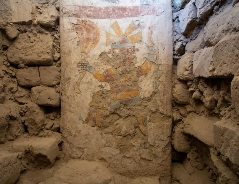 Фреска с двулики мъже, открита в Перу, може да загатва за „космически царства“