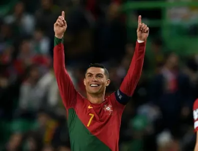 Роналдо блести при погрома на Португалия срещу Лихтенщайн (ВИДЕО) 