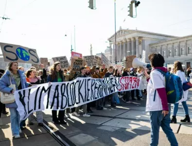 Хаос във Виена заради протести за климата 