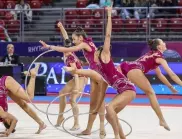 Сребърен медал за ансамбъл-жени във финала на 5 обръча на европейското по художествена гимнастика (ВИДЕО)