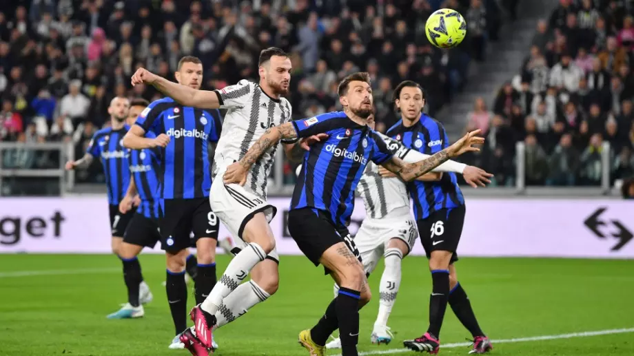 Дерби д'Италия: Ювентус и Интер с много емоции и нетолкова футбол - всичко остана за реванша (ВИДЕО)