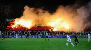 Палеж и чупене: Точният брой седалки на Славия, унищожени от фенове на ЦСКА