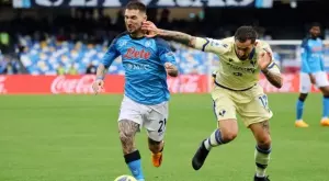 Страшна греда и кръгла нула от Наполи преди дербито с Милан (ВИДЕО)