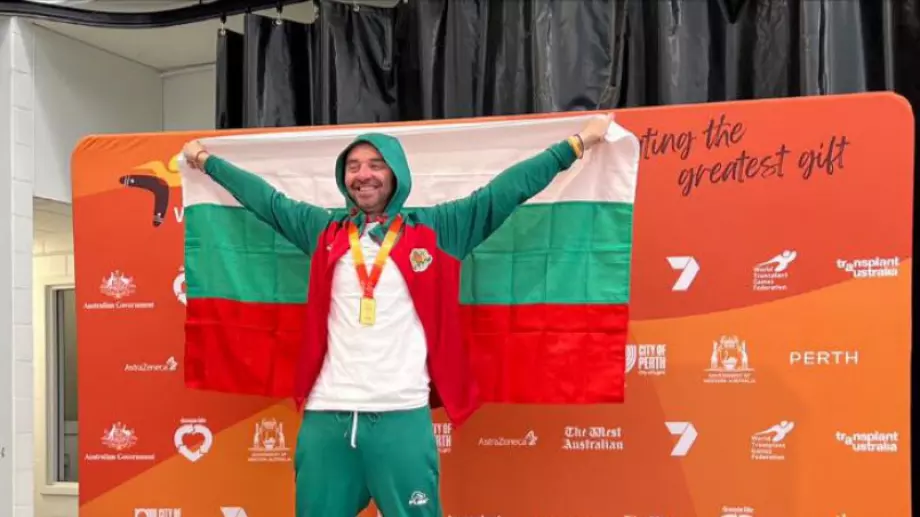 Българин взе златен медал на световното първенство по плуване за трансплантирани