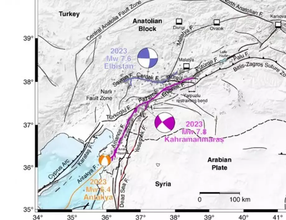 Две земетресения с магнитуд 4,4 и 4 в Южна Турция 