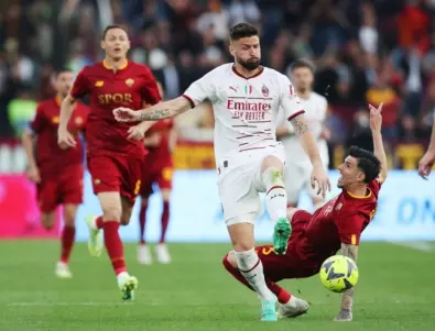 Гол в 94-ата минута не стигна на Рома да победи Милан (ВИДЕО)