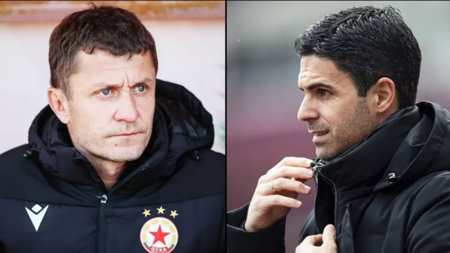 След ЦСКА 0:1 Лудогорец - в Сърбия сравниха Саша Илич с треньора на Арсенал Микел Артета