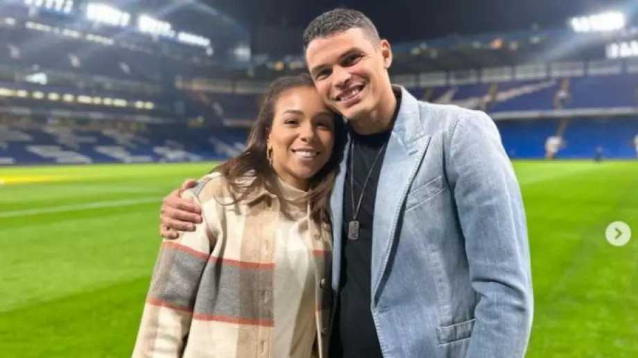 Съпругата на Тиаго Силва разясни дали той напуска Челси в края на сезона