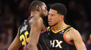 Трипъл-дабъл на Никола Йокич не бе достатъчен за Нъгетс срещу Сънс, Девин Букър и Кевин Дюрант блестят (ВИДЕО)