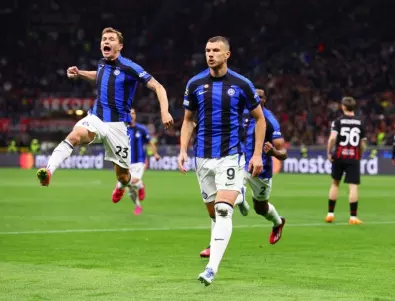 Мълниеносен Интер удари Милан и докосва финала в Шампионска лига (ВИДЕО)