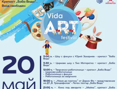 Видин се превръща в град на изкуствата за трета поредна година