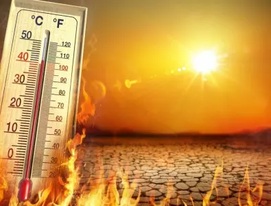 Рекордната температура от 46.4 °C беше измерена в Гърция