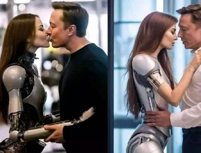 Мистерията е разкрита: Ето защо Илон Мъск се целува с жени-роботи (СНИМКИ)