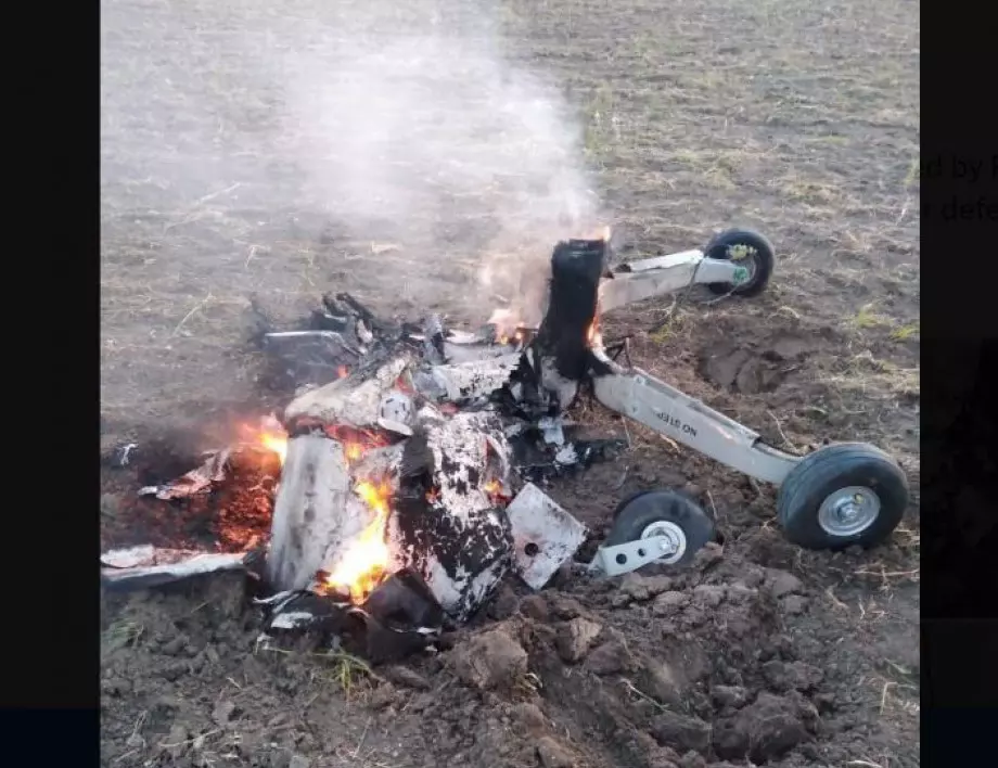 Руските ПВО свалиха над Крим свой дрон (СНИМКИ)