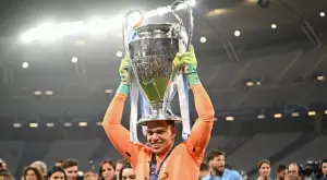 Куриоз: Едерсон и репортер взаимно се избръснаха след финала на Шампионска лига (ВИДЕО)