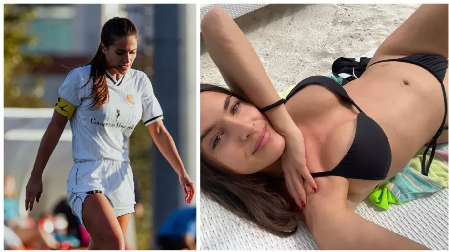 За феновете: Красавица се разголва в името на женския футбол (СНИМКИ)