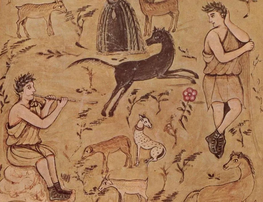 Парче от древноримска амфора съдържа фрагмент от поема на Вергилий