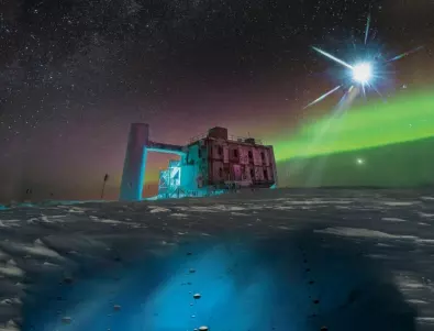 Учените от IceCube създадоха първата карта на Млечния път, направена от материя, а не от светлина